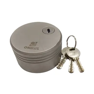 Hot Sellers Stainless Steel 304 Round Padlock with Hasp perfect for Lock up gate latches