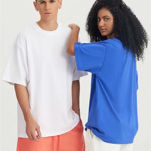 Camiseta de Cuello Redondo 100% Algodón de 250 GSM, Ecológica, de Corte Holgado para Hombre, Opción de Impresión de Logotipo Personalizado, Venta al Por Mayor - Product Image 2