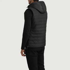 Chaleco acolchado informal transpirable para hombre, chaqueta ligera sin mangas cálida de invierno, lavada para deportes al aire libre - Product Image 2
