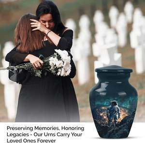 ที่ใส่เถ้ากระดูกสีน้ำตาลสำหรับงานศพของผู้ใหญ่ที่เก็บขี้เถ้าจากธรรมชาติที่เก็บขี้เถ้าของมนุษย์ปรับแต่งสีและขนาดได้ - Product Image 6