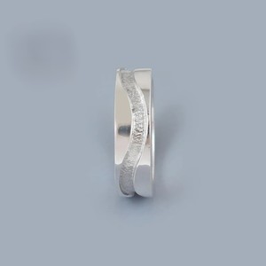 925 Sterling Silver Curved Channel Band Ring for Cremation Ashes Breastmilk Memorial <b>Keepsake</b> 6mm Wide Jewelry Unisex Gift Ring - Product Image 3