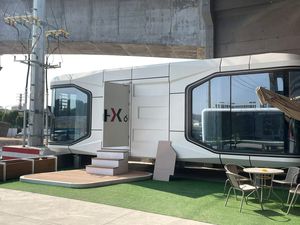 Offre Spéciale maisons de luxe préfabriquées à design personnalisé maison conteneur véranda à mur de verre d'un côté à vendre à dubaï livraison gratuite - Product Image 3