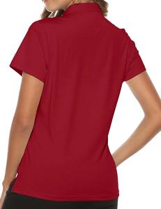 Venta caliente nueva moda mujer Polo camiseta verano Polo camiseta mejor calidad mujeres Polo camisetas venta al por mayor tarifa OEM - Product Image 3