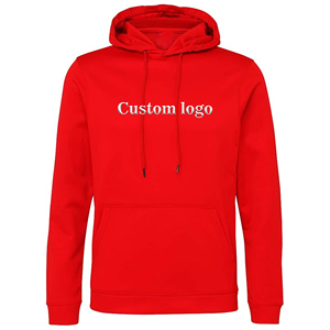 Bulk Custom High Quality Men's Fleece Fabric Cotton / <b>Polyester</b> Hoodies Men's Embossed Print Pocket Pullover <b>Hoodie</b> - Product Image 1