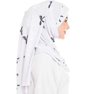 Nouveau foulard hijab en gros, toucher doux, 100% coton, style turc, foulards musulmans pour femmes, foulards d'automne personnalisés, respirant, extensible dans les quatre sens - Product Image 6