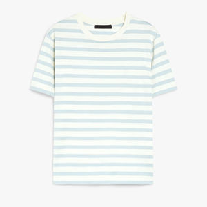 Novedad de verano 2025, Camiseta holgada de manga corta con estampado a la moda para mujer, camiseta de talla grande con servicio OEM al por mayor - Product Image 6
