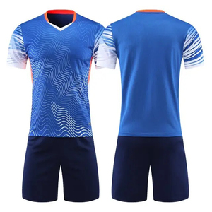Uniformes de football pour adultes sur mesure de qualité supérieure, 100% polyester, légers, à séchage rapide, manches courtes, respirants, vêtements de sport neufs - Product Image 6