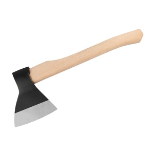 ชุดช้อนส้อมมีดโอเอ็มใบมีดเหล็กกล้าคาร์บอนด้ามจับไม้สับขวานตั้งแคมป์ขวานกลางแจ้ง - Product Image 3