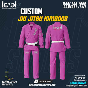 2025 Training Fight Mix Professional Martial Arts Best Selling Gis Karate Suit 2025 Kimono Customized Jiu Jitsu Uniform - Product Image 2