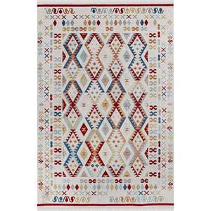 Tapis d'intérieur multicolore moderne Netline Home Depot CO001, 100 % polyester, anti-peluches, facile à nettoyer, durable pour la chambre à coucher - Product Image 3