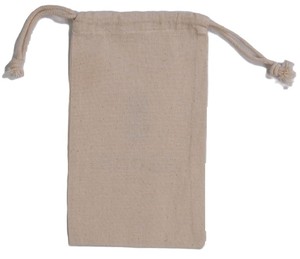 Bolsa de cosméticos con cordón de algodón orgánico ecológico para mujer, tela reciclada suave, joyería, maquillaje, almacenamiento de viaje, artesanía promocional - Product Image 5