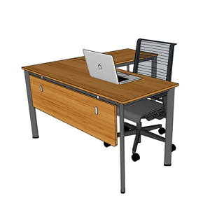 Wooden Gaming <b>Desk</b> with <b>Foldable</b> Oval Shape & Adjustable Legs 140x140cm Home <b>Office</b> Use - Product Image 1