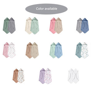 ชุดผ้าขนหนูคลุมศีรษะสำหรับเด็กทารกและเด็กเล็ก ผ้ามัสลินเนื้อนุ่ม ซึมซับน้ำได้ดี ขนาดใหญ่ - Product Image 6