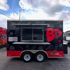 รถบรรทุกขายอาหารเคลื่อนที่ขนาด8.5x20อุปกรณ์ทำบาร์บีคิวอุปกรณ์สำหรับร้านอาหาร - Product Image 4