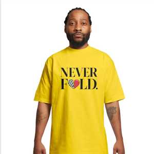 เสื้อยืดผ้าฝ้าย100% สีเหลืองตัวหนาใส่ได้ทั้งชายและหญิงพิมพ์ลายล่าสุดเสื้อเบสิกลำลองแนวสตรีทแวร์ผ้าถักลายสีทึบ - Product Image 4