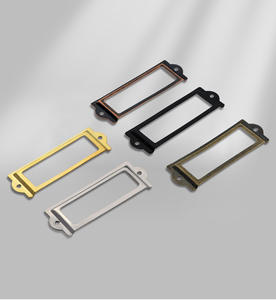 Manija de Muebles de Hierro Simple de Estilo Europeo Moderno para Cajones de Cocina y Dormitorio - Duradera y Fácil de Instalar - Product Image 1