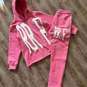 ชุดออกกำลังกายเข้ารูปสำหรับผู้ชายชุดวอร์มผ้าคอตตอนพิมพ์ลายด้วยความร้อนสำหรับฤดูหนาวผ้า100% ปรับแต่งโลโก้ได้ตามต้องการ - Product Image 5