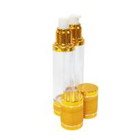 Bouteilles de pompe à vide sans air de luxe AS 50 ml en plastique 50 ml bouteille de maquillage rechargeable de voyage de pompe de traitement