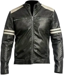 Chaqueta de cuero de alta calidad para hombre/chaqueta de cuero para hombre 2025 chaquetas de cuero genuino para invierno - Product Image 5
