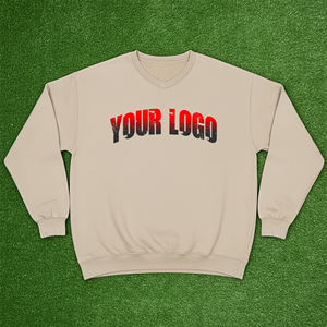 Sudadera de Mujer de Alta Calidad, Corte Holgado, Cuello en V, Tejido de Canalé, Hombros Caídos, Personalizada con Estampado Frontal, Estilo Urbano, 100% Algodón - Product Image 4