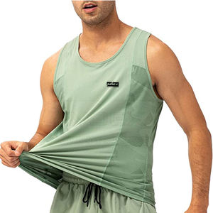 Débardeur d'entraînement décontracté pour hommes vêtements de sport confortables et respirants en coton vêtements de fitness tricotés légers pour adultes - Product Image 1