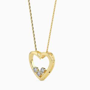 Heart <strong>Yonder</strong> Lab-Grown Diamond Pendant Elegant Design Without Included Chain - Product Image 2