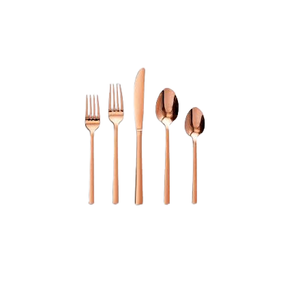 Cuillère de table en acier inoxydable pour restaurants Logo personnalisé Vaisselle Couverts Décor personnalisé Ensemble de couverts en acier - Product Image 5