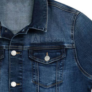Nouvelle arrivée de fabrication en usine veste en jean pour hommes à manches longues veste en jean pour hommes personnalisée en gros - Product Image 5