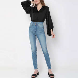 Jeans de Mujer Más Vendidos en 2025 |   Pantalones Vaqueros Ajustados de Cintura Alta Personalizados |   Jeans de Invierno Transpirables, Cómodos y de Secado Rápido - Product Image 5