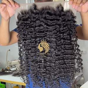 Extensiones de cabello rizado virgen birmano Color natural Calidad garantizada Cabello para encaje frontal - Product Image 3