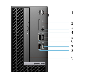 Dells Optiplex 7000SFF I7SFFコンピューターi7-12700 8G DDR5 1テラバイトSSD UHD770 DVDRW 260W WIN11HビジネスPC - Product Image 1