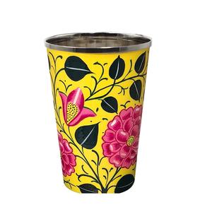 Wholesale Handmade Hand Painted Accessories Good Quality <b>Copper</b> <b>Glass</b> Indian Metal New Design <b>Copper</b> Drinking Painted <b>Glass</b> - Product Image 6