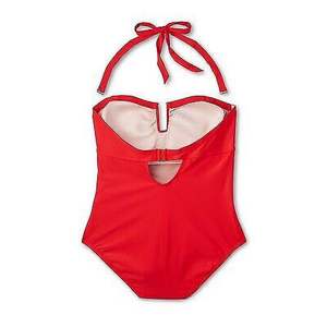 Costume da bagno intero Kona Sol da donna, taglia 17, a copertura totale, rosso, per gare di nuoto - Product Image 3