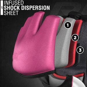 ถุงมือเทควันโดโพลีเอสเตอร์แท้ดีไซน์โลโก้ออกแบบได้ตามที่ต้องการ - Product Image 4