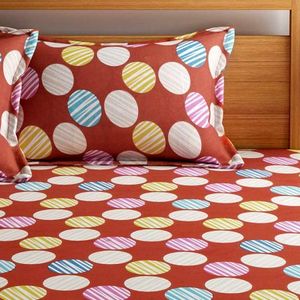 Indian Bombay Dyeing 140 TC Polialgodón Marrón Doble Lino Sábana SWBD0036 - Product Image 3