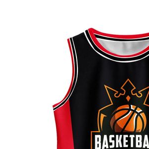 Maillot de basketball personnalisable imprimé pour homme, sans manches, col en V, coupe athlétique, 100 % polyester, respirant et anti-humidité, 3D - Product Image 3