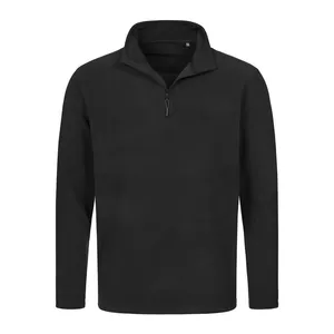 Felpa con Cappuccio e Mezza Zip in Pile Personalizzata per Merchandising Promozionale - Product Image 4