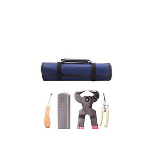 Kit de herramientas de herrador de caballos de productor superior Kit de herramientas de herradores de recorte de pezuñas con bolsa en precio barato Kit de herramientas hecho de alta calidad - Product Image 4