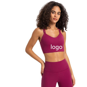 Nouveauté Soutien-gorge de sport pour femmes grande taille séchage rapide respirant avec logo personnalisé design réversible vente en gros - Product Image 2