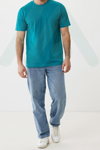 T-shirt unisexe à col rond le plus vendu, 100 % coton, coupe ajustée, respirant, uni, design personnalisé pour femmes, prix de gros - Product Image 3