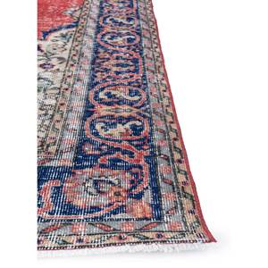 Alfombra de Lana Anudada a Mano de Gran Tamaño, Diseño de Medallón Rojo y Naranja, para Sala de Estar, Pasillo Rectangular, Modelo Pae-2274 - Product Image 4