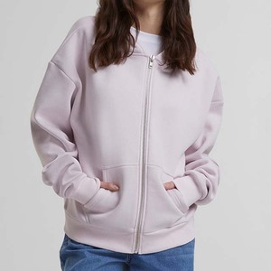 ODM OEM hiver logo personnalisé 100% coton avec poche pull surdimensionné français éponge porter décontracté entraînement Style Y2k sweats à capuche pour femmes - Product Image 3