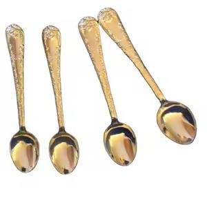 Ensemble de cuillères à café de luxe au design vintage en acier inoxydable avec poignée de designer finie parfaite pour l'utilisation d'argenterie de dessert - Product Image 5