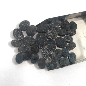 พลอยสีดำทรงหลังเบี้ยทรงรีขนาด14x10มม. ถึง22x16มม. จำนวน29ชิ้นมี248.8ชิ้นเรียงสูงเทียบกับพลอยหลวมเรา $199 - Product Image 4