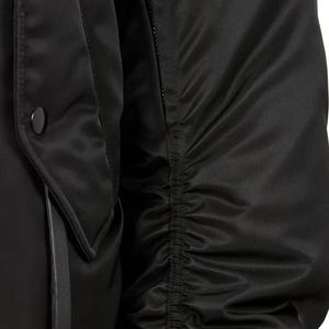 แจ็กเก็ตฤดูหนาวอบอุ่นสำหรับผู้ชายแจ็กเก็ตขนสัตว์ทีมเบสบอลแขนเสื้อหนังปักโลโก้ได้ตามต้องการ - Product Image 6