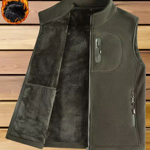 Chaleco Acolchado Sin Mangas con Cremallera y Diseño Hip Hop para Hombre, Chaqueta con Logotipo Personalizado, Chaleco Acolchado Ligero Sin Mangas - Product Image 1