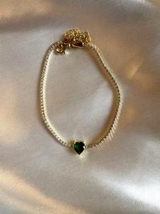 Bracelet à breloques initiales pour femmes Chaîne en or personnalisée Bijoux personnalisés - Product Image 4