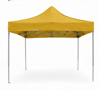 Tente de réception 3x3 m à structure en aluminium, simple couche, robuste, imperméable, pour événements extérieurs, salons professionnels, expositions, sports, intérieur, personnalisable