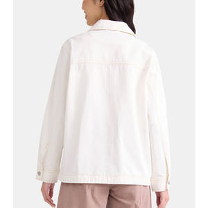 Custom New Outerwear Fashion <b>Vintage</b> Washed Faded Women's <b>Denim</b> <b>Jackets</b> Long Sleeve Fashion <b>Denim</b> <b>Jacket</b> With Pockets - Product Image 3