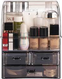 กล่องเก็บเครื่องสำอางกันน้ำพร้อมฝาปิดกล่องเครื่องสำอางกันฝุ่นพร้อมลิ้นชัก2ชั้น - Product Image 4